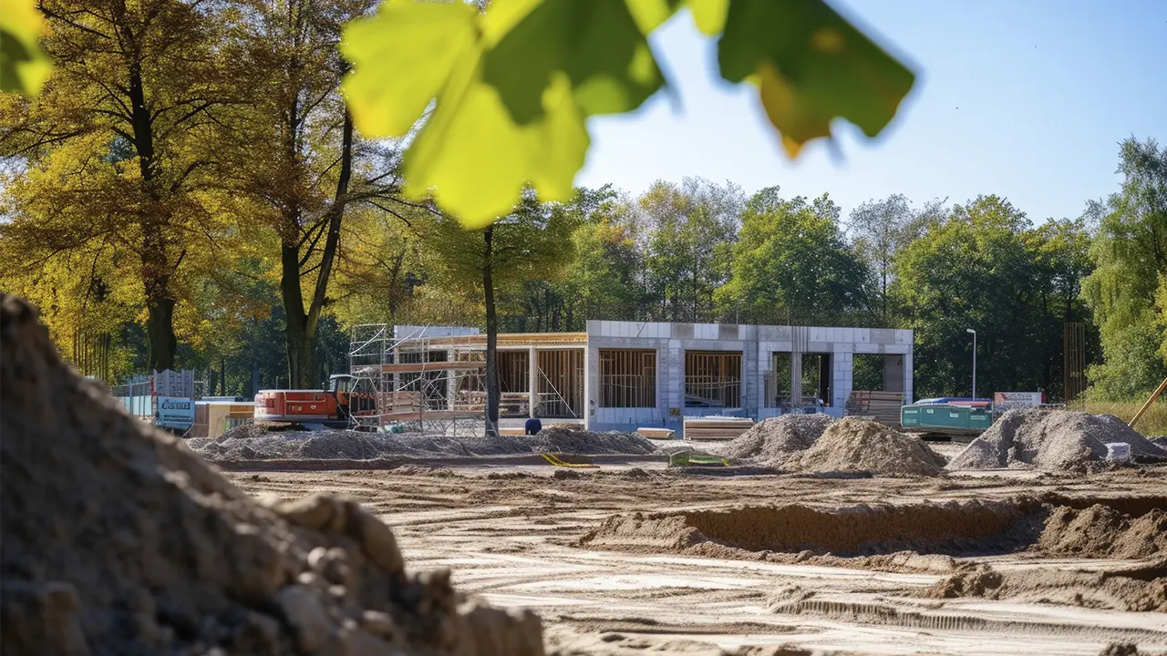 Ландшафт при строительстве дома